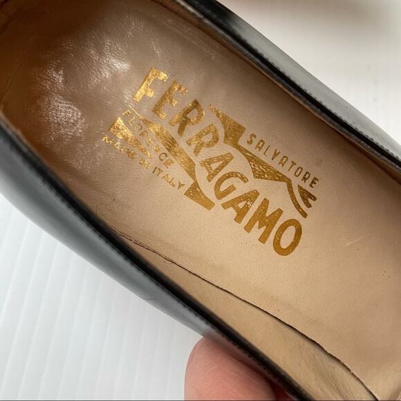 Salvatore Ferragamo vintage Italian leather shoes - Picture 12 of 16